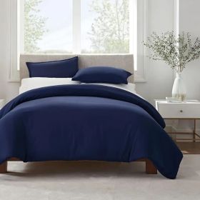 Serta Simply Clean Solid Duvet Cover (Option: W13718009)
